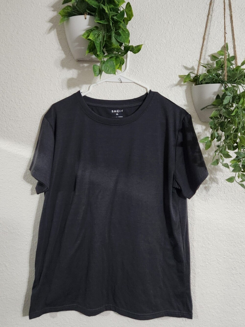 Dark Grey Crew Neck Short Sleeve T-Shirt